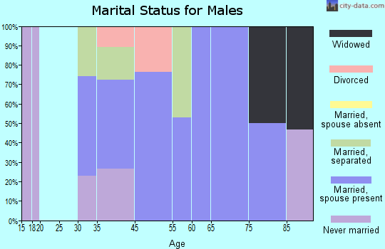 Bucksport marital status for males