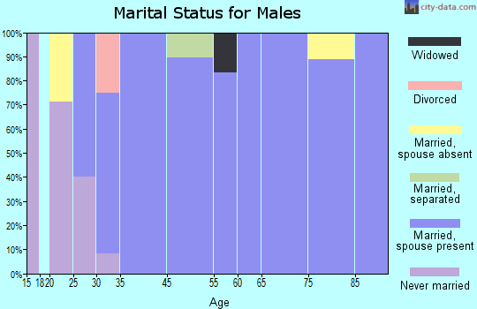 Campobello marital status for males
