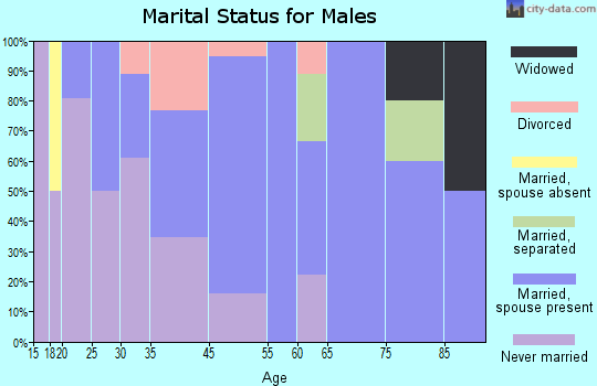 Greeleyville marital status for males