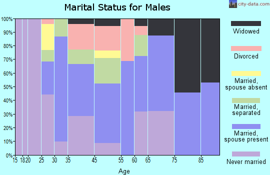 Judson marital status for males