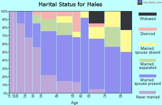 Kingstree marital status for males