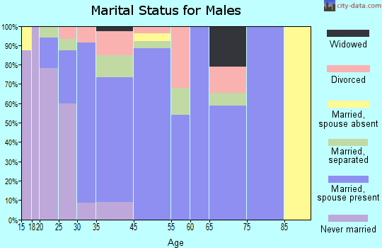 Lakewood marital status for males