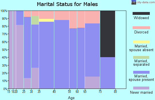 Lesslie marital status for males