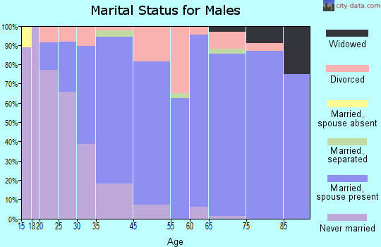 Little River marital status for males