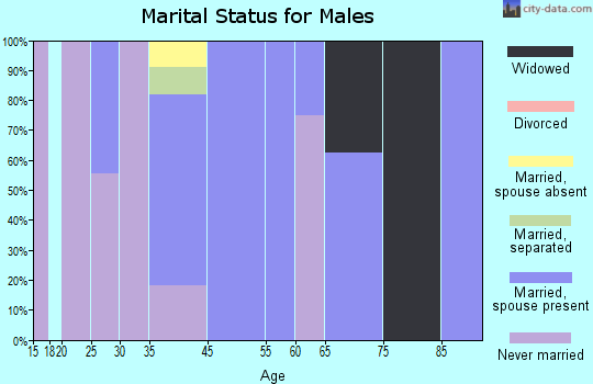 Lowrys marital status for males