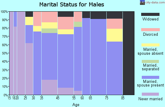 New Ellenton marital status for males