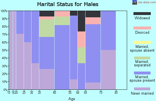 Norway marital status for males