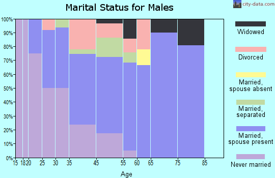 Pamplico marital status for males