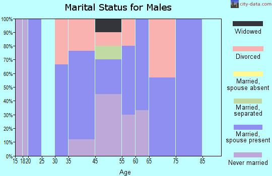 Perry marital status for males