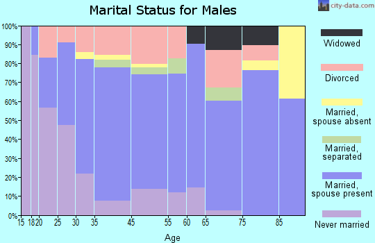Pickens marital status for males