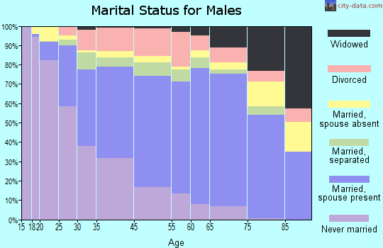 Spartanburg marital status for males
