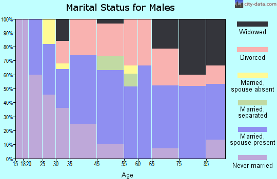 Isleton marital status for males