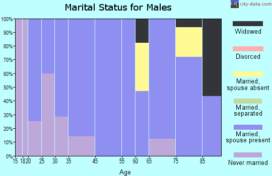 Bowdle marital status for males