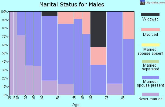 Castlewood marital status for males