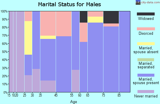 Faulkton marital status for males