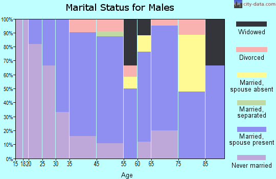 Highmore marital status for males