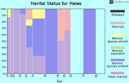 Kyle marital status for males