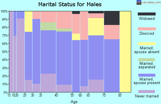 Martin marital status for males