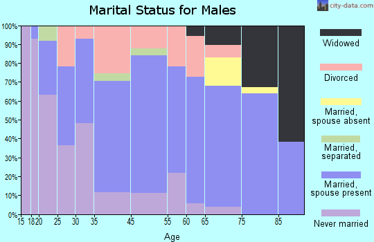 Mobridge marital status for males