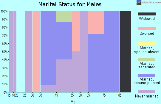 Nisland marital status for males