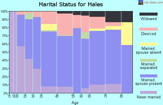 Sturgis marital status for males