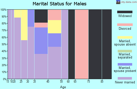 Wanblee marital status for males