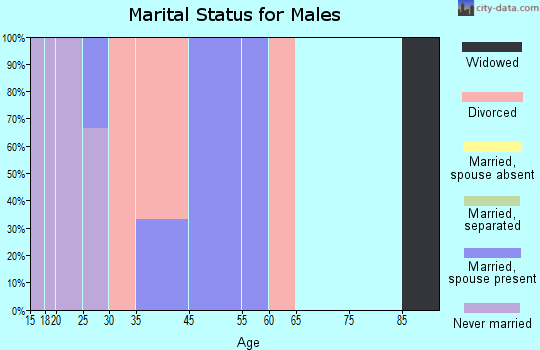 Whitehorse marital status for males