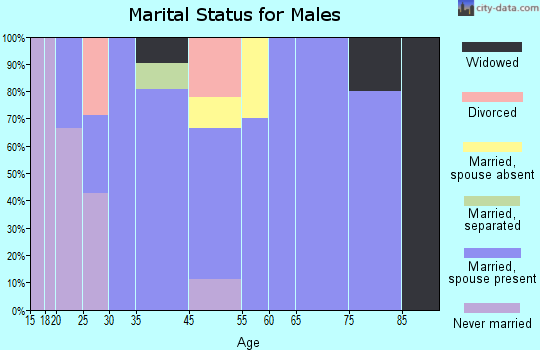 Willow Lake marital status for males