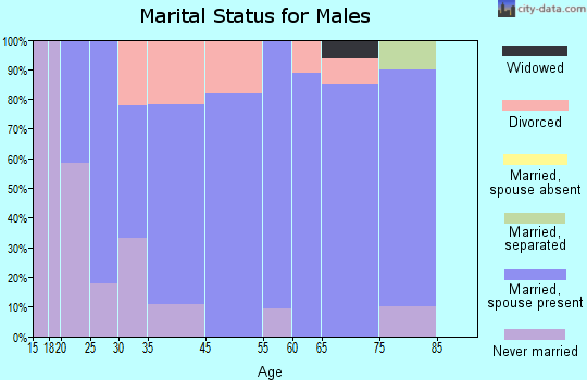 Allardt marital status for males