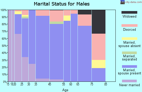 Laguna West-Lakeside marital status for males