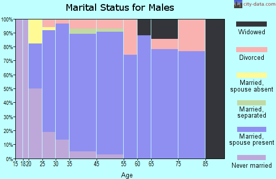 Atoka marital status for males