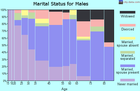 Bolivar marital status for males