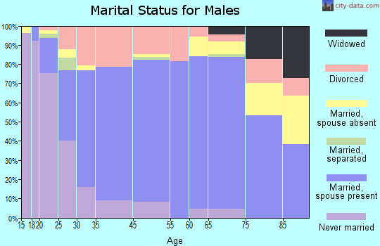 Clinton marital status for males