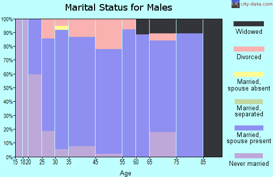Coopertown marital status for males
