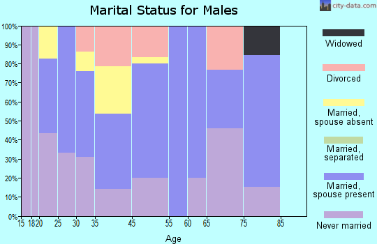 Copperhill marital status for males