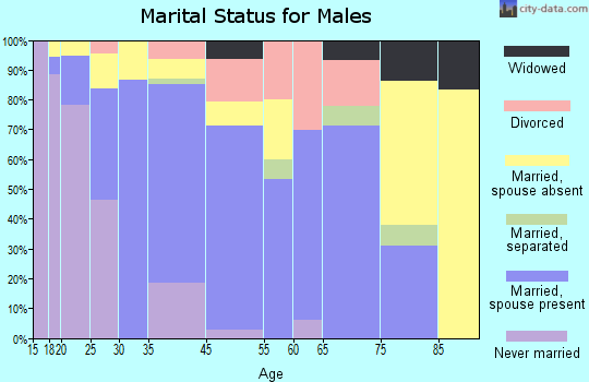 Decatur marital status for males