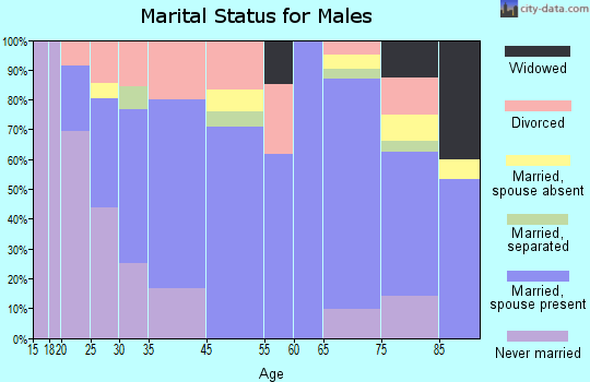 Dover marital status for males