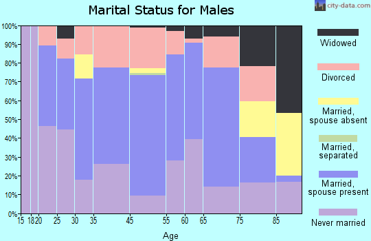 Erin marital status for males