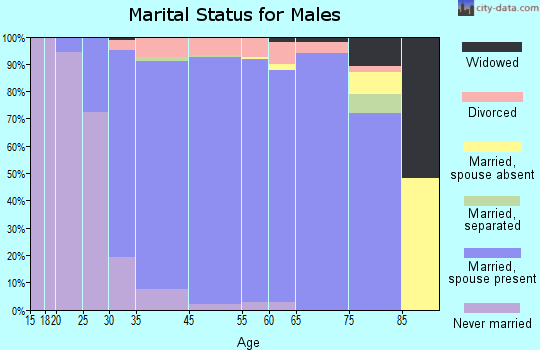 Farragut marital status for males