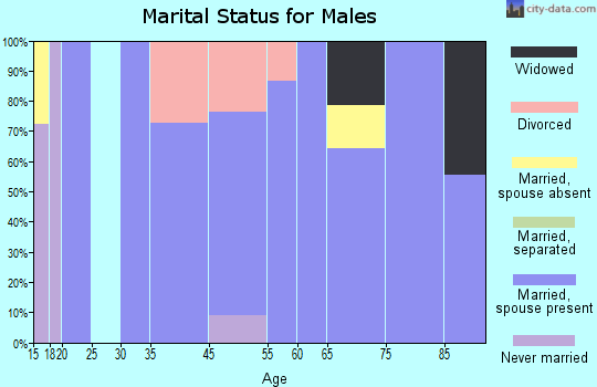 Lakehead-Lakeshore marital status for males