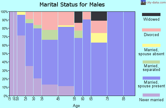 Graysville marital status for males
