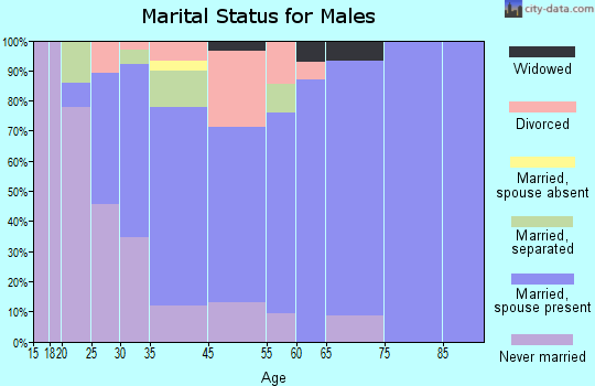 Lakewood marital status for males