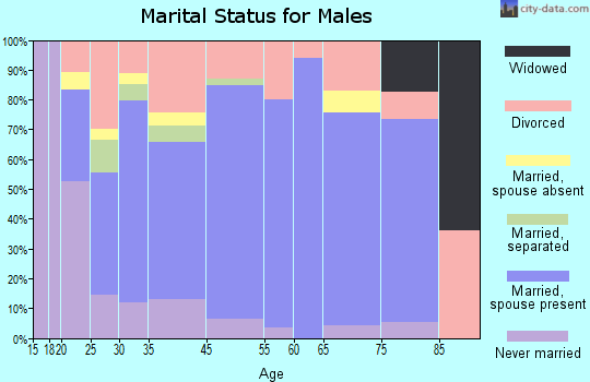 Lexington marital status for males
