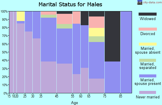 Hayneville marital status for males
