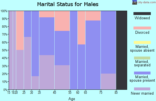 Lynnville marital status for males