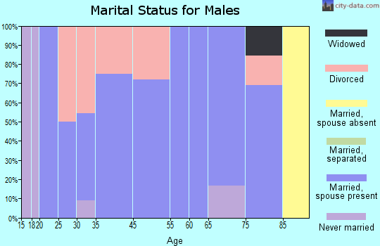 McLemoresville marital status for males