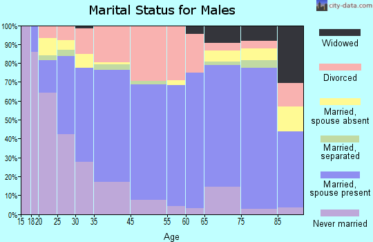 McMinnville marital status for males