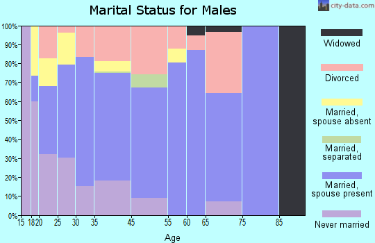 Maynardville marital status for males