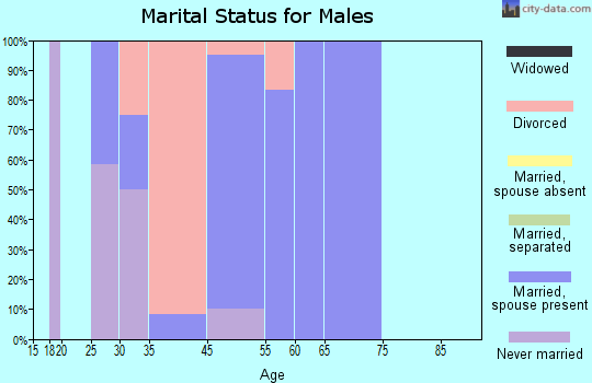 Mitchellville marital status for males