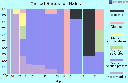 Moscow marital status for males